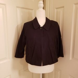 Express L Black 1/2 Sleeve Blazer